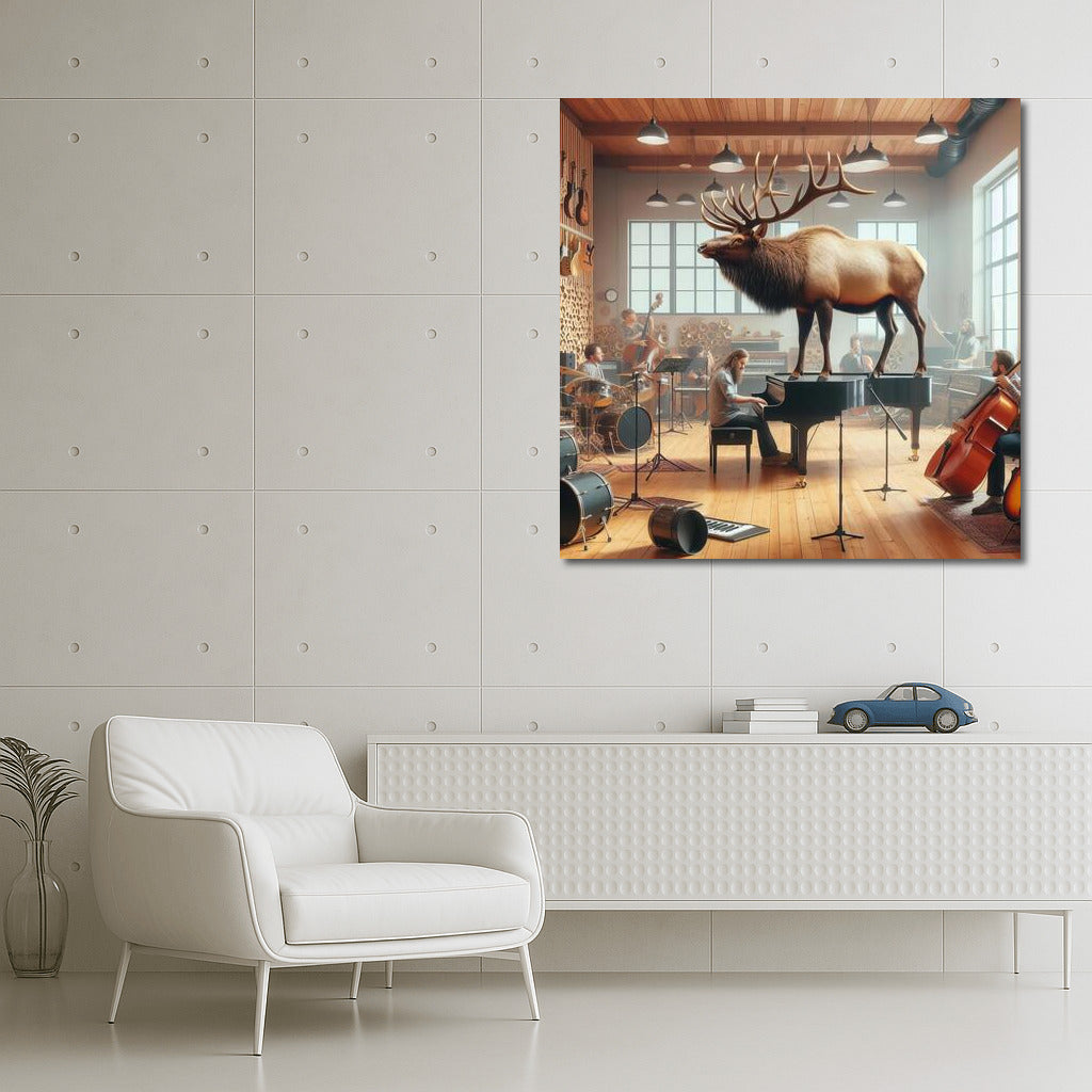 Moose in the Music Studio: Wild Rhythm for the Interior