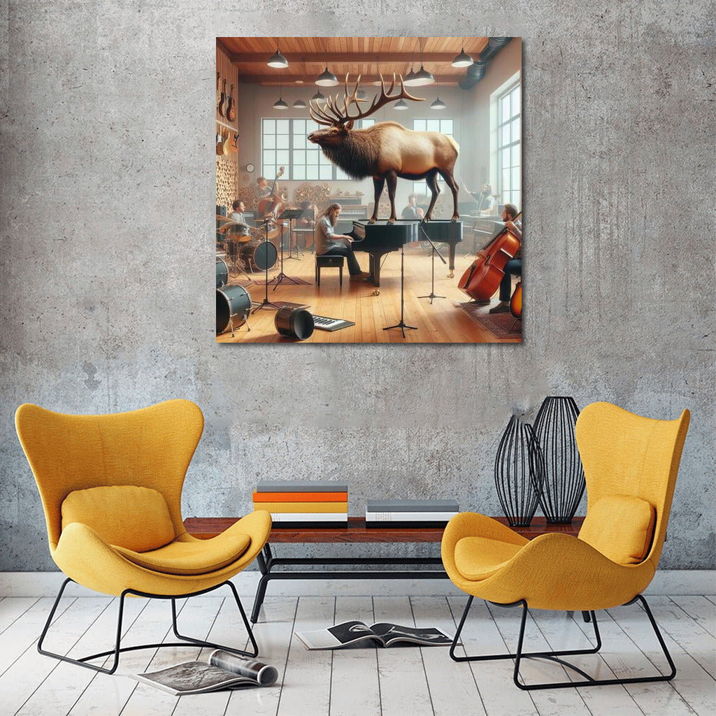 Moose in the Music Studio: Wild Rhythm for the Interior