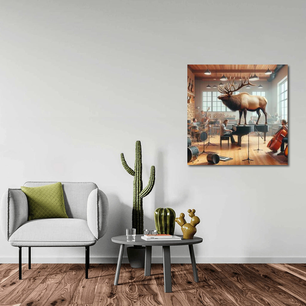 Moose in the Music Studio: Wild Rhythm for the Interior