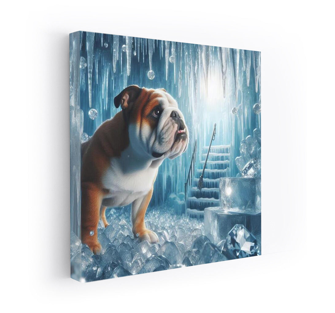 Fairytale Bulldog: Journey through the Ice Palace of Treasures