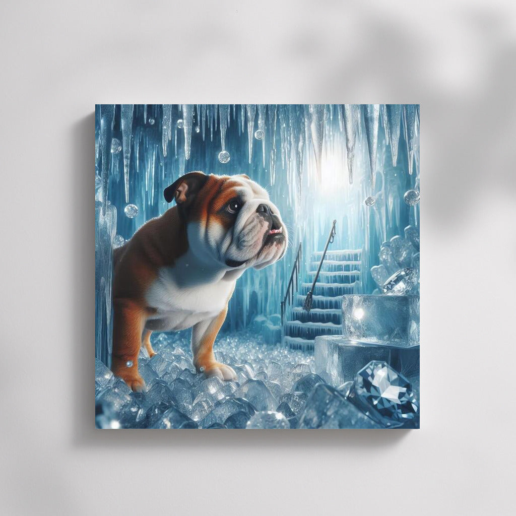 Fairytale Bulldog: Journey through the Ice Palace of Treasures