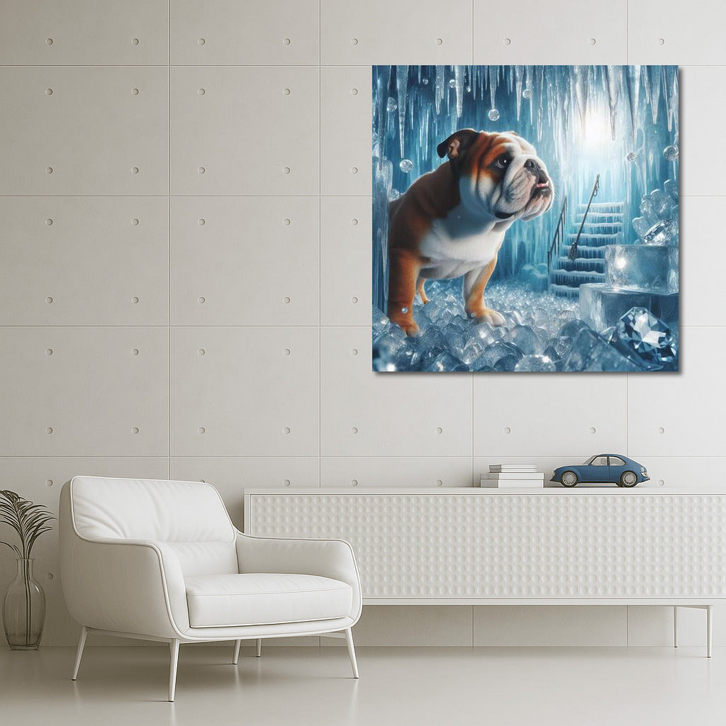 Fairytale Bulldog: Journey through the Ice Palace of Treasures