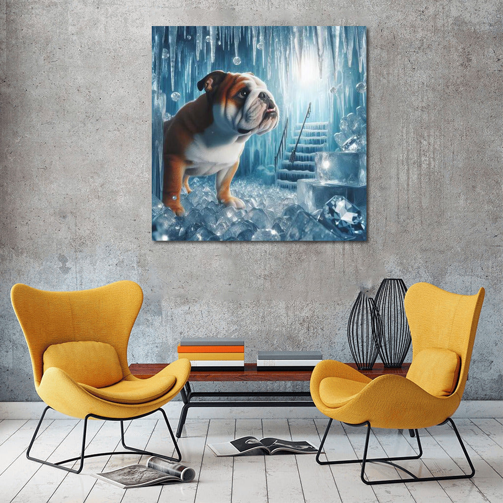 Fairytale Bulldog: Journey through the Ice Palace of Treasures