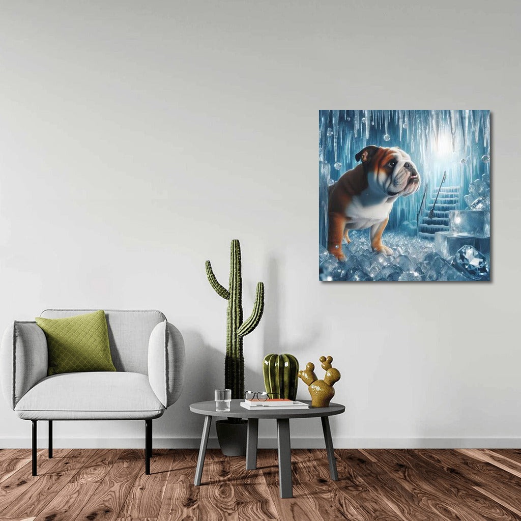 Fairytale Bulldog: Journey through the Ice Palace of Treasures