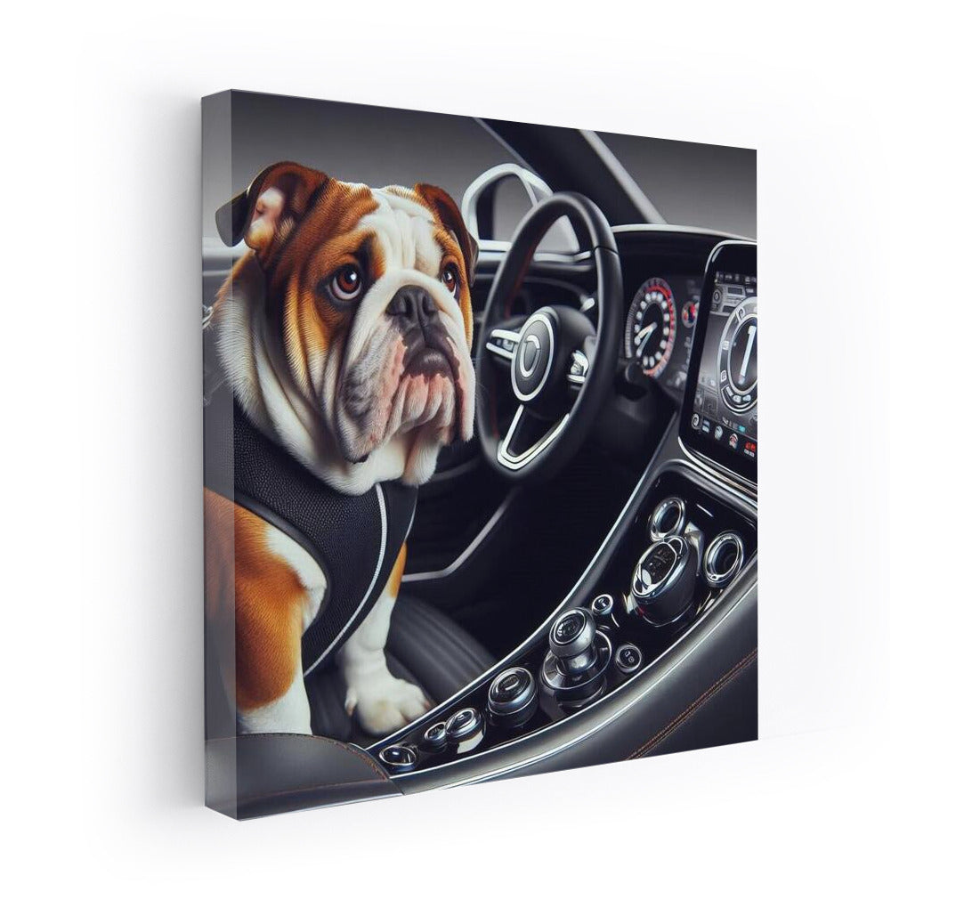Bulldog in the Car of the Future: Style and Leisure
