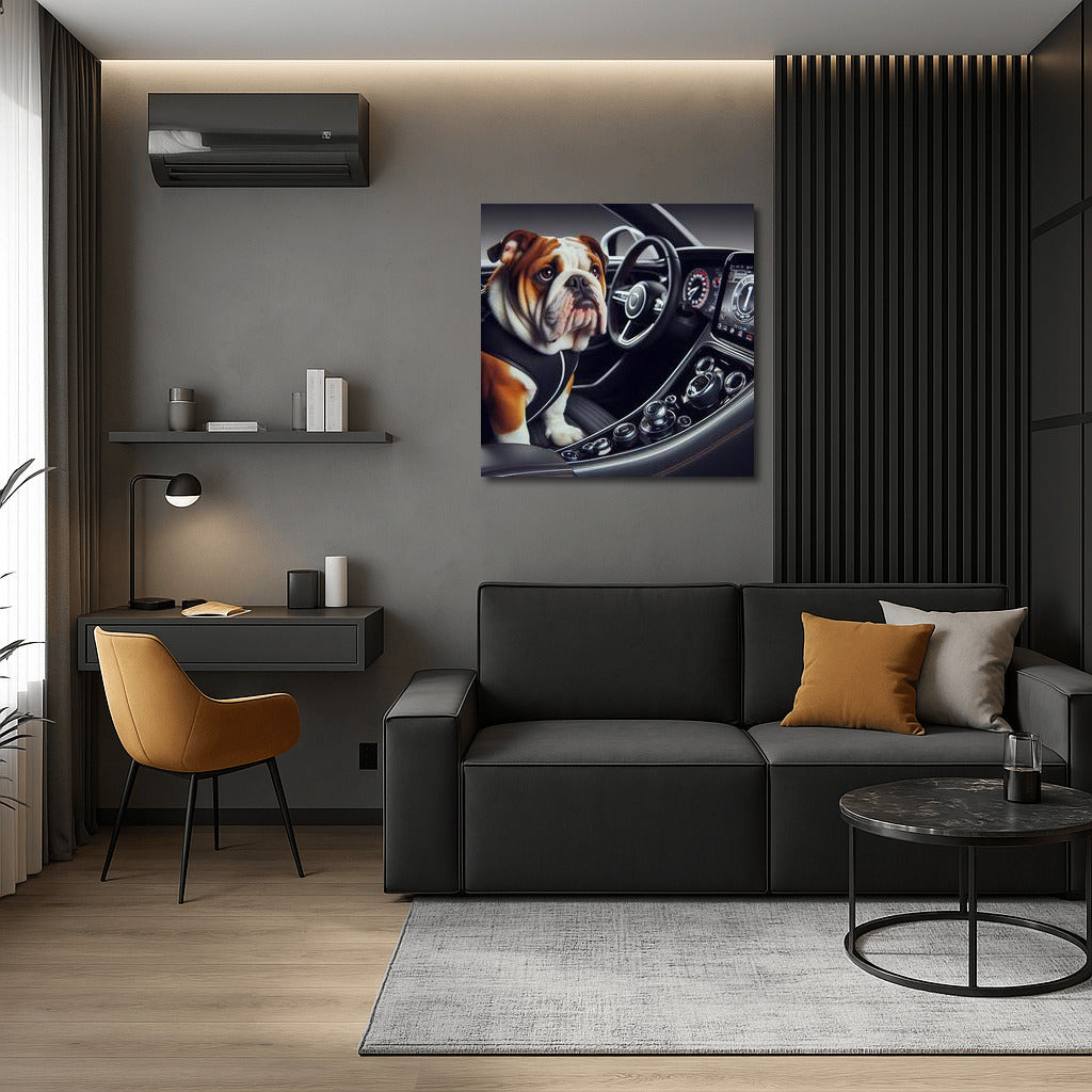 Bulldog in the Car of the Future: Style and Leisure