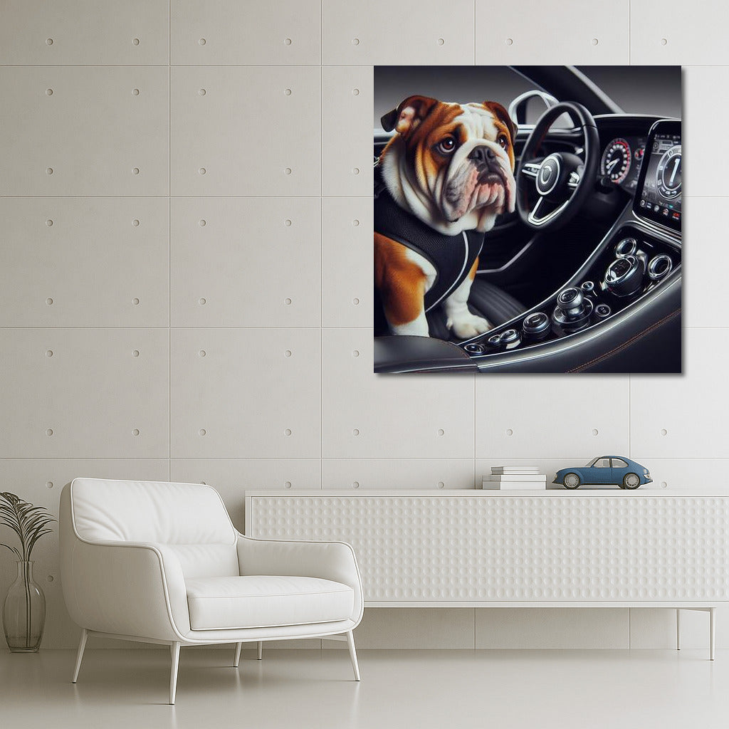 Bulldog in the Car of the Future: Style and Leisure