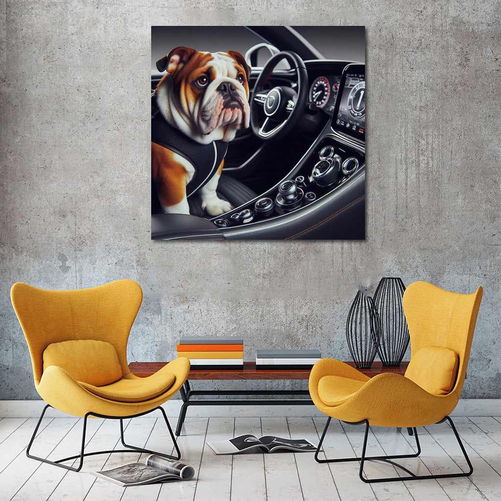Bulldog in the Car of the Future: Style and Leisure