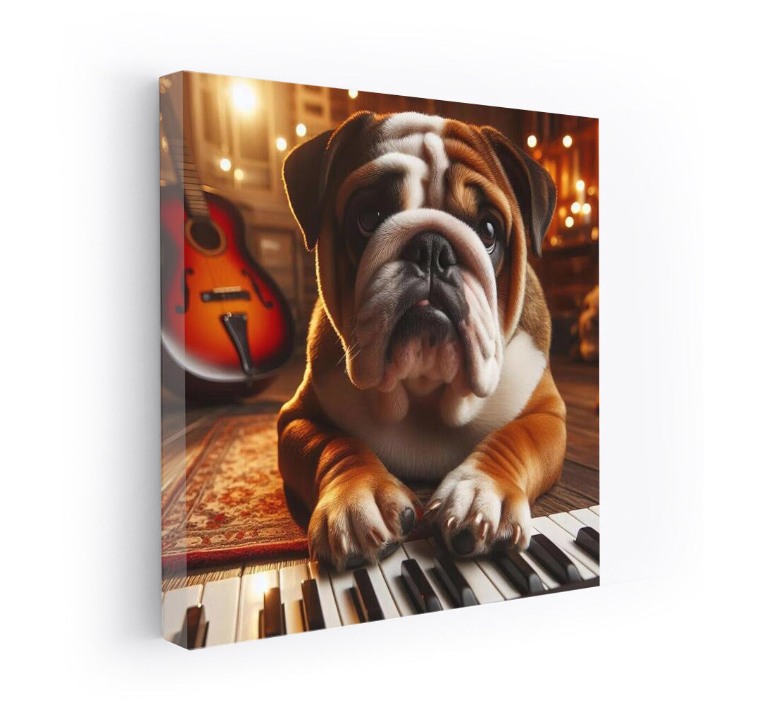 Musical Bulldog: Harmony in the Studio