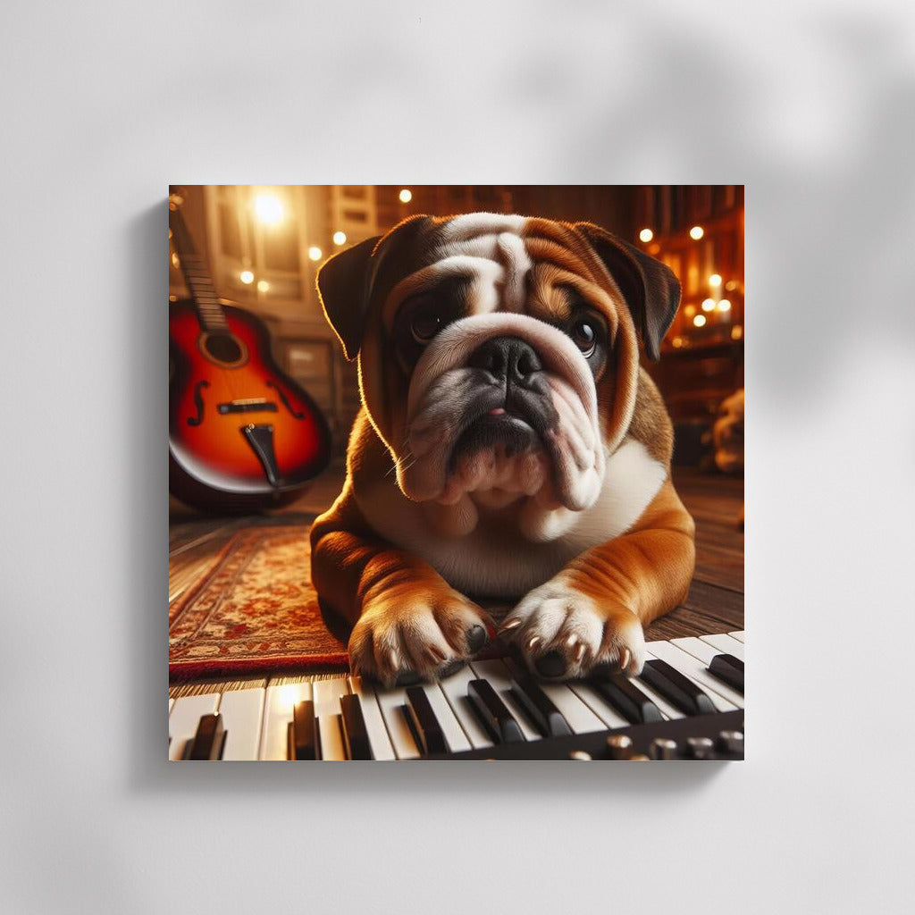 Musical Bulldog: Harmony in the Studio