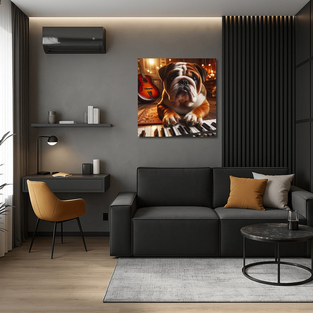 Musical Bulldog: Harmony in the Studio