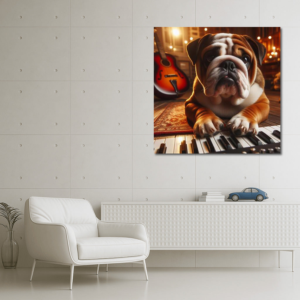 Musical Bulldog: Harmony in the Studio