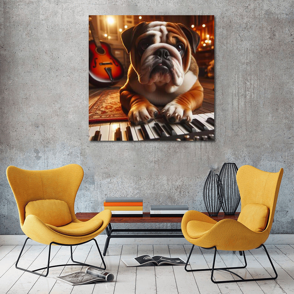 Musical Bulldog: Harmony in the Studio