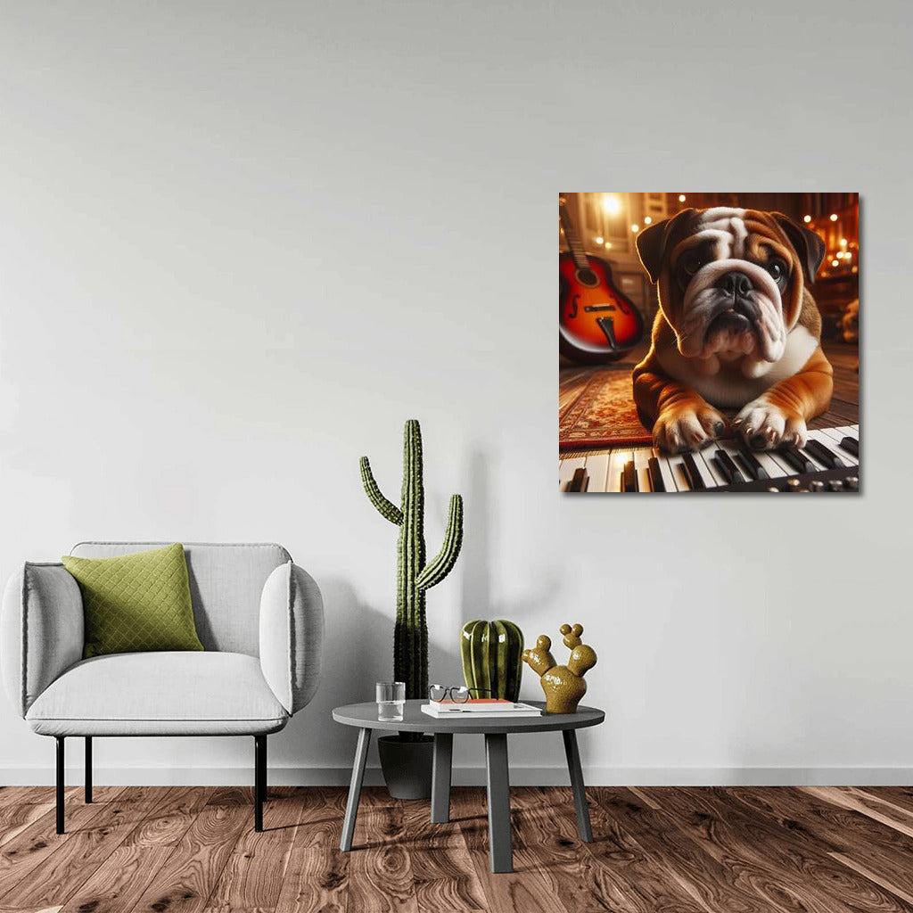 Musical Bulldog: Harmony in the Studio