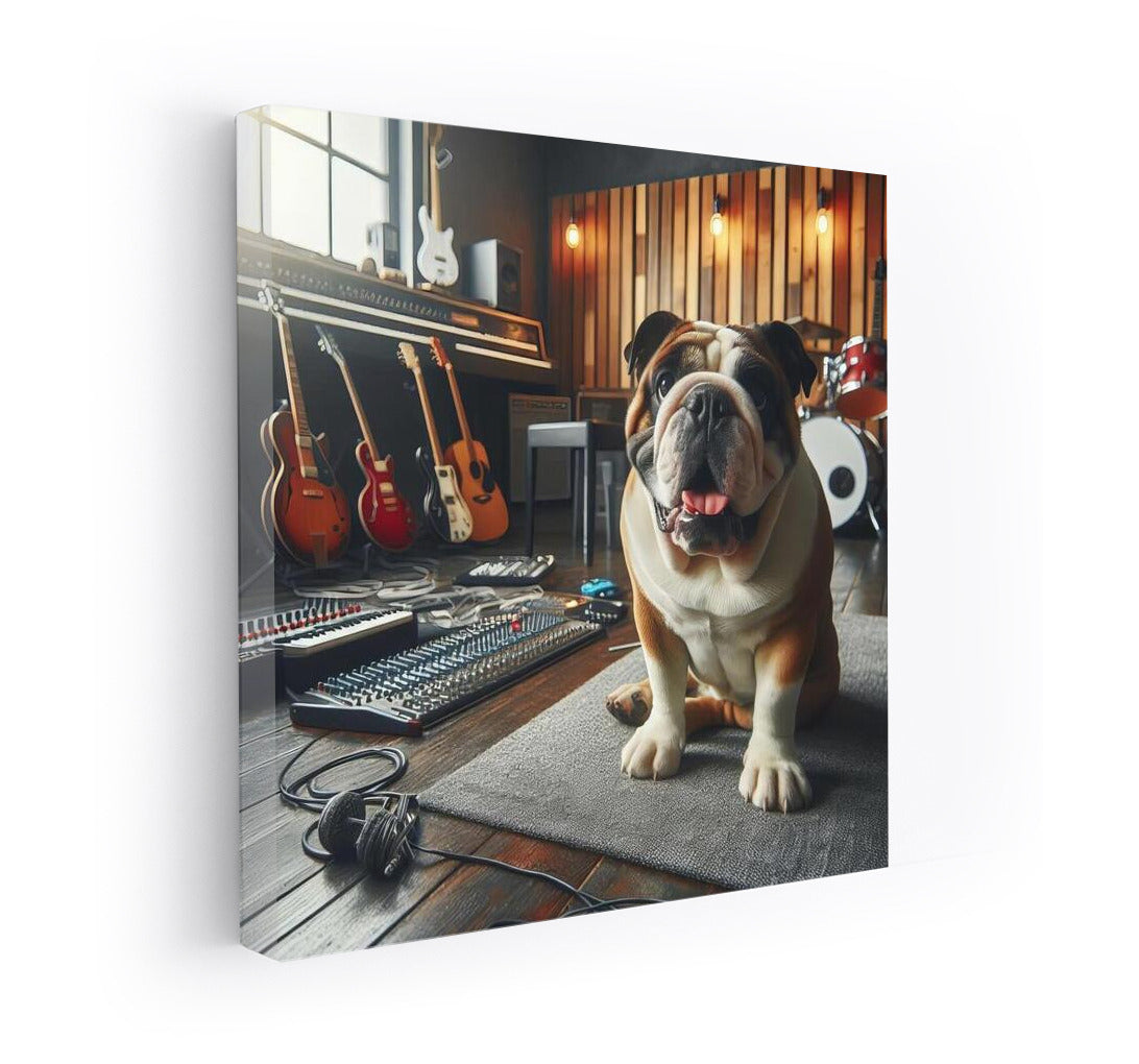 Musical Bulldog: Harmony in the Studio
