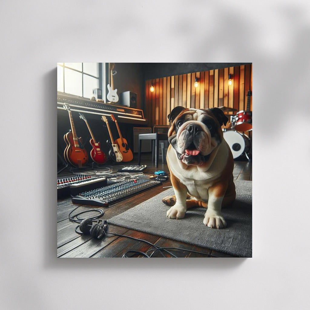 Musical Bulldog: Harmony in the Studio