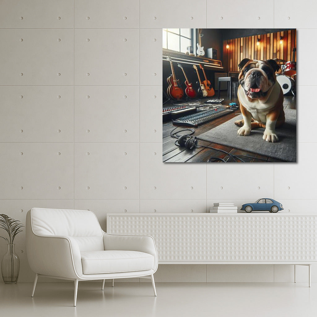 Musical Bulldog: Harmony in the Studio