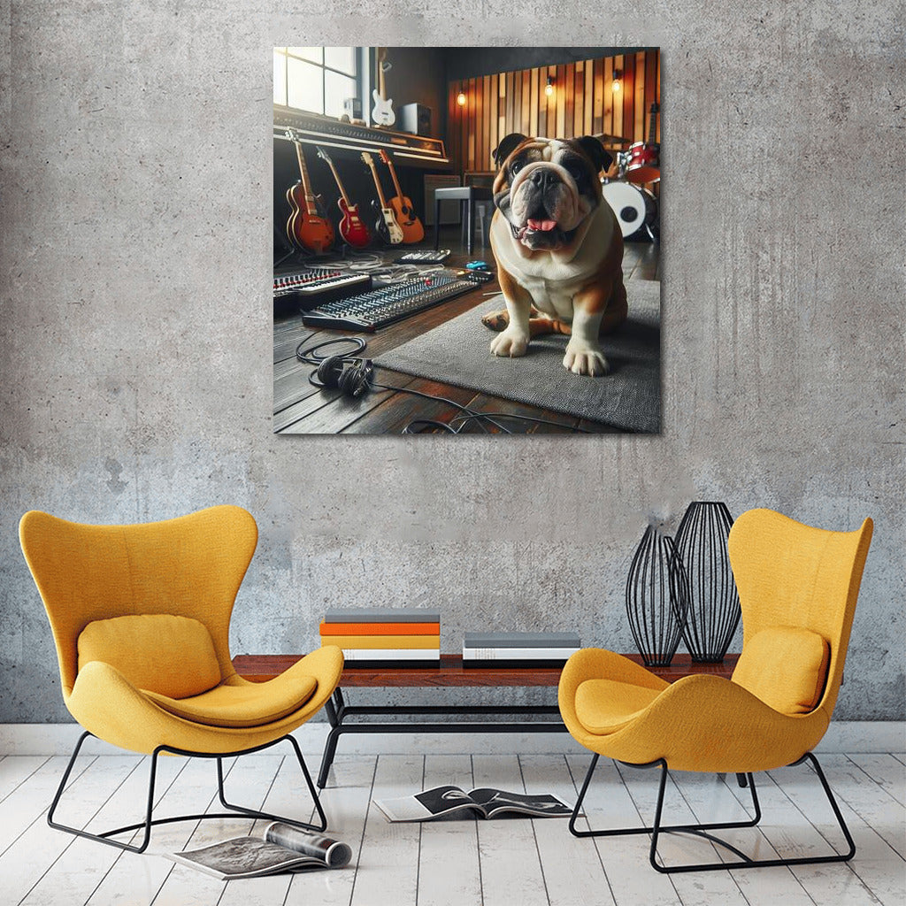 Musical Bulldog: Harmony in the Studio