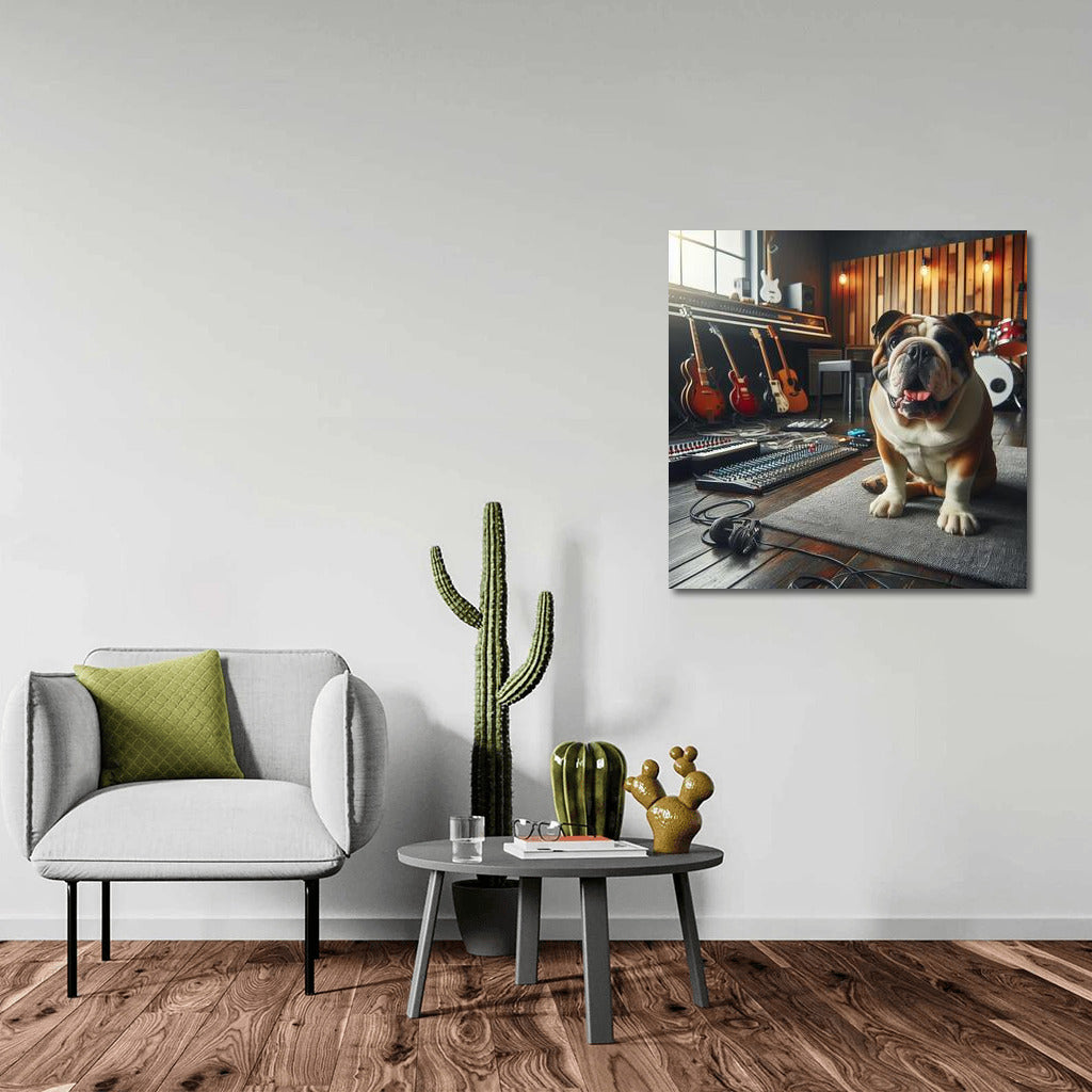 Musical Bulldog: Harmony in the Studio
