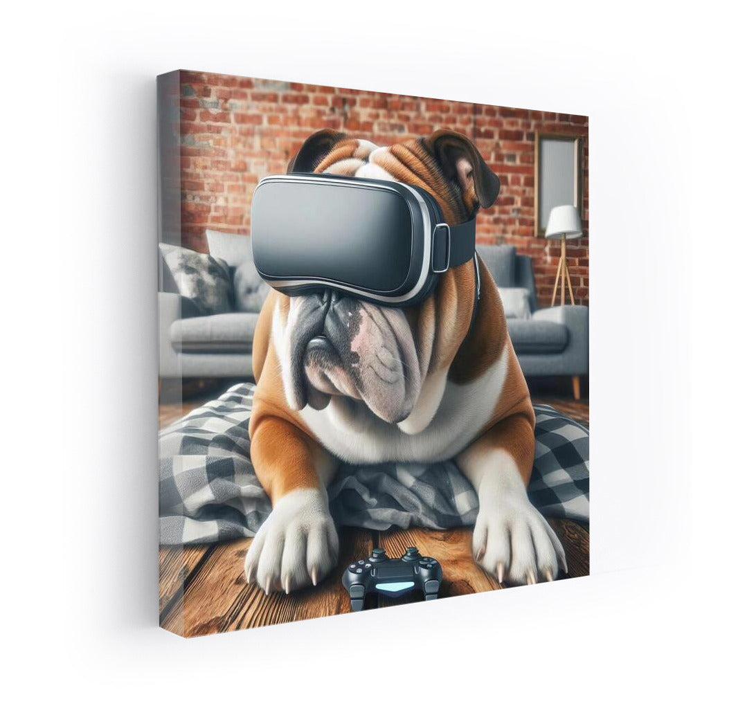 Virtual World of English Bulldog: Journey to Reality