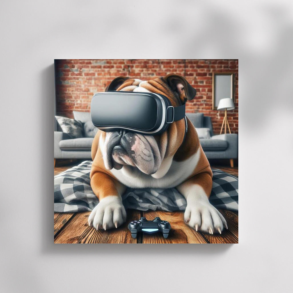 Virtual World of English Bulldog: Journey to Reality