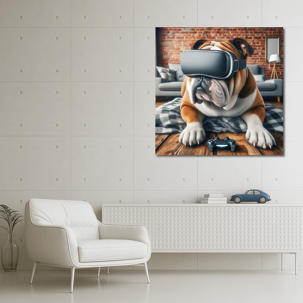 Virtual World of English Bulldog: Journey to Reality