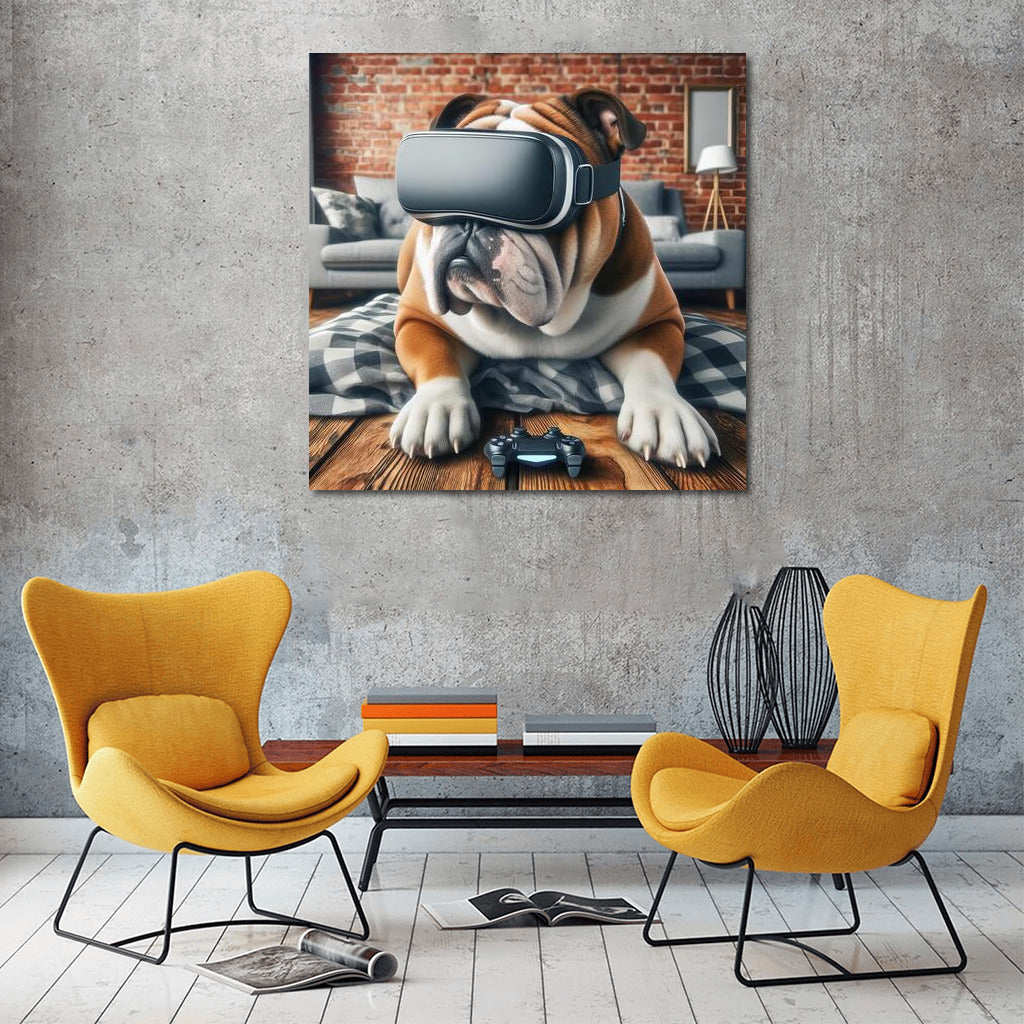Virtual World of English Bulldog: Journey to Reality