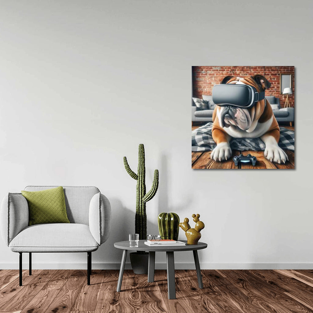Virtual World of English Bulldog: Journey to Reality