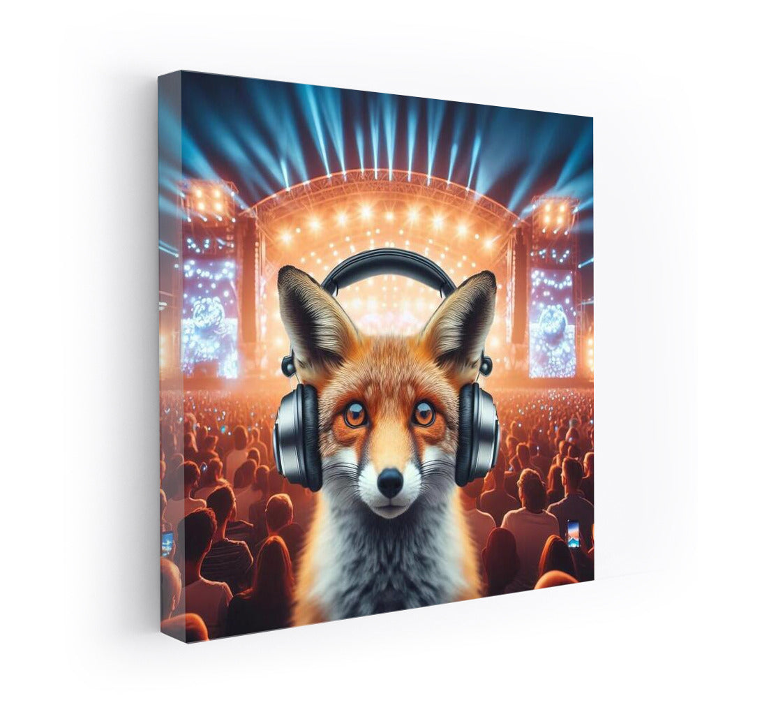Fox at the Music Festival: A Whirlwind of Sounds and Colors for the Interior