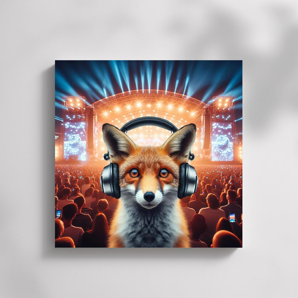 Fox at the Music Festival: A Whirlwind of Sounds and Colors for the Interior