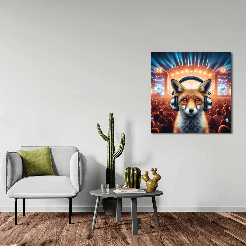 Fox at the Music Festival: A Whirlwind of Sounds and Colors for the Interior