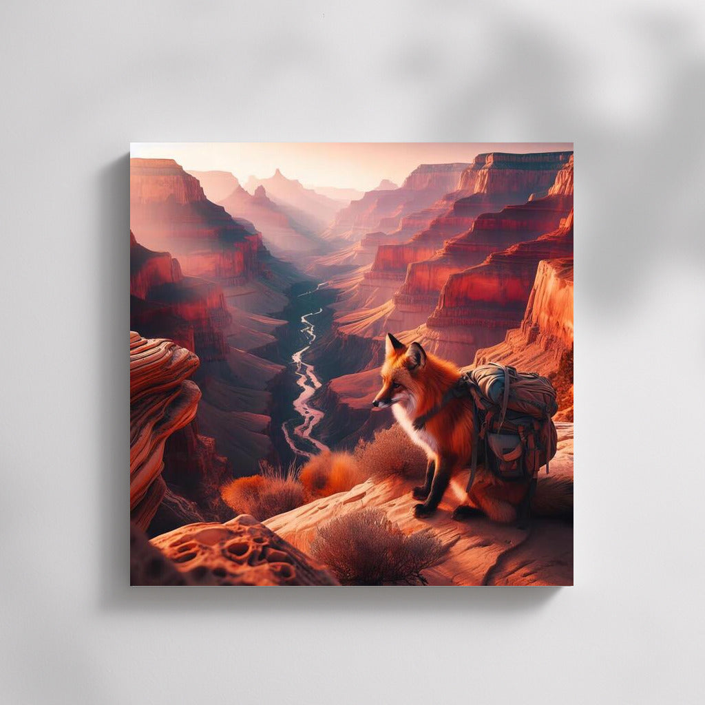 Fox in the Grand Canyon: Journey Among the Colorful Rocks