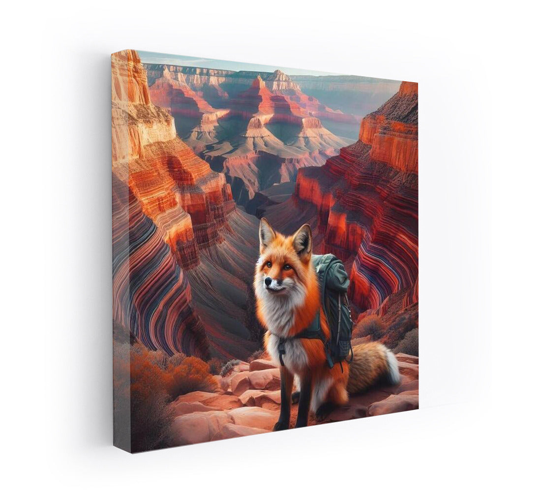 Fox in the Grand Canyon: Journey Among the Multicolored Rocks