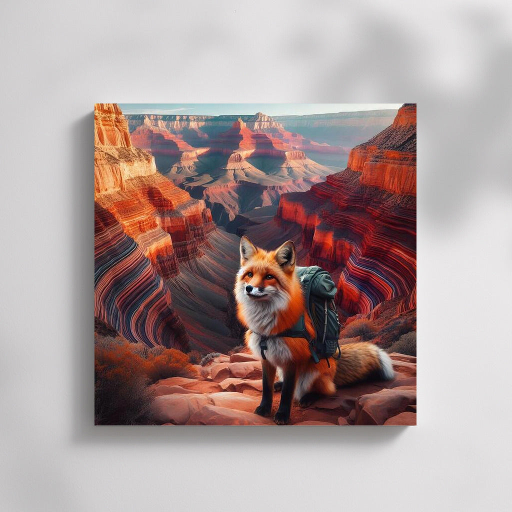 Fox in the Grand Canyon: Journey Among the Multicolored Rocks