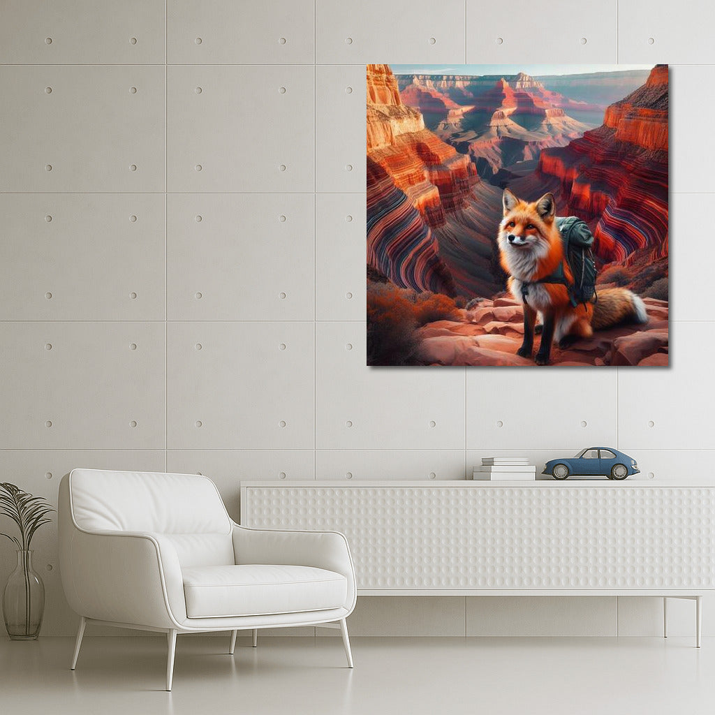 Fox in the Grand Canyon: Journey Among the Multicolored Rocks