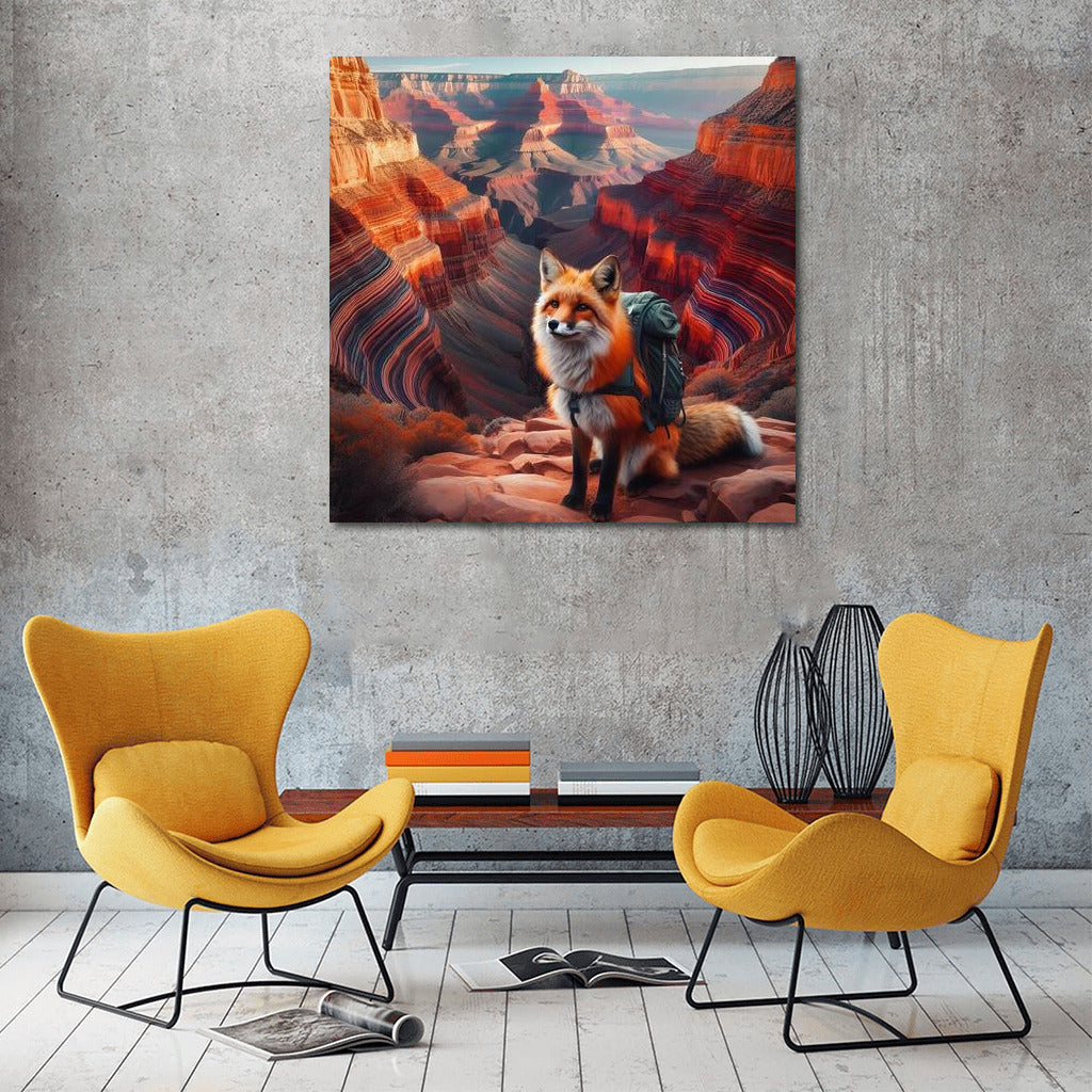 Fox in the Grand Canyon: Journey Among the Multicolored Rocks