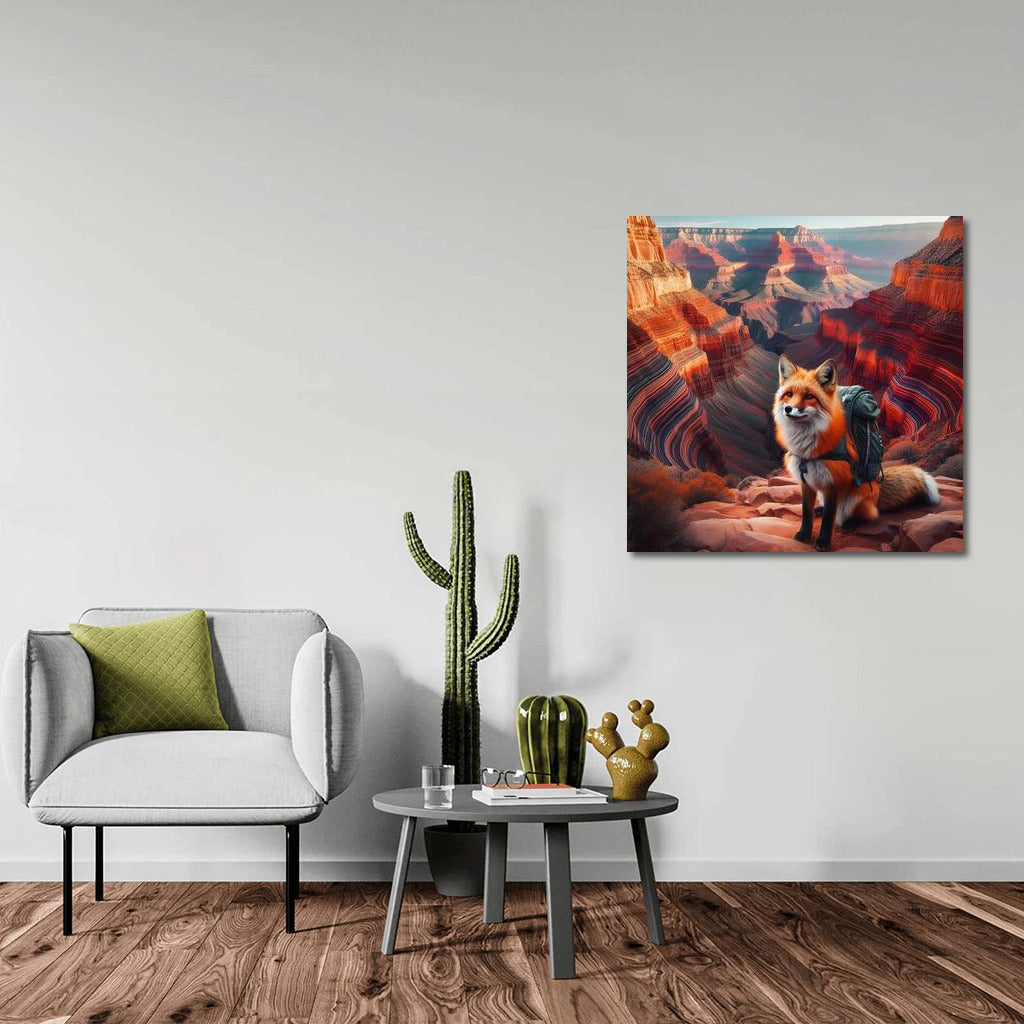 Fox in the Grand Canyon: Journey Among the Multicolored Rocks