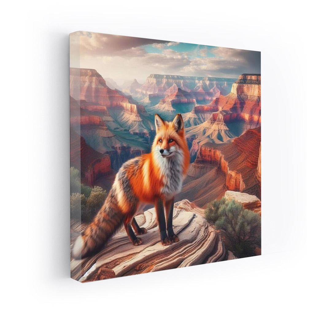Fox in the Grand Canyon: Journey Among the Multicolored Rocks