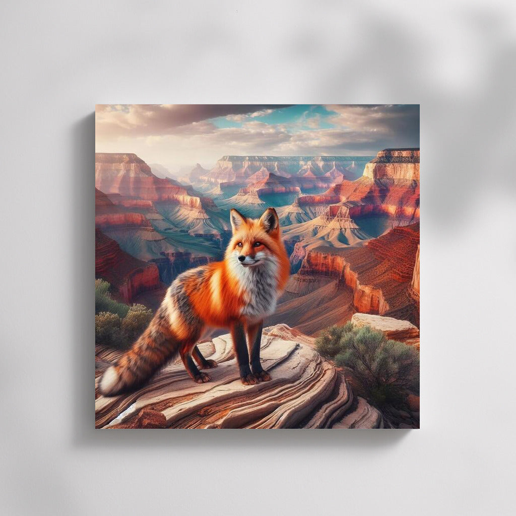 Fox in the Grand Canyon: Journey Among the Multicolored Rocks