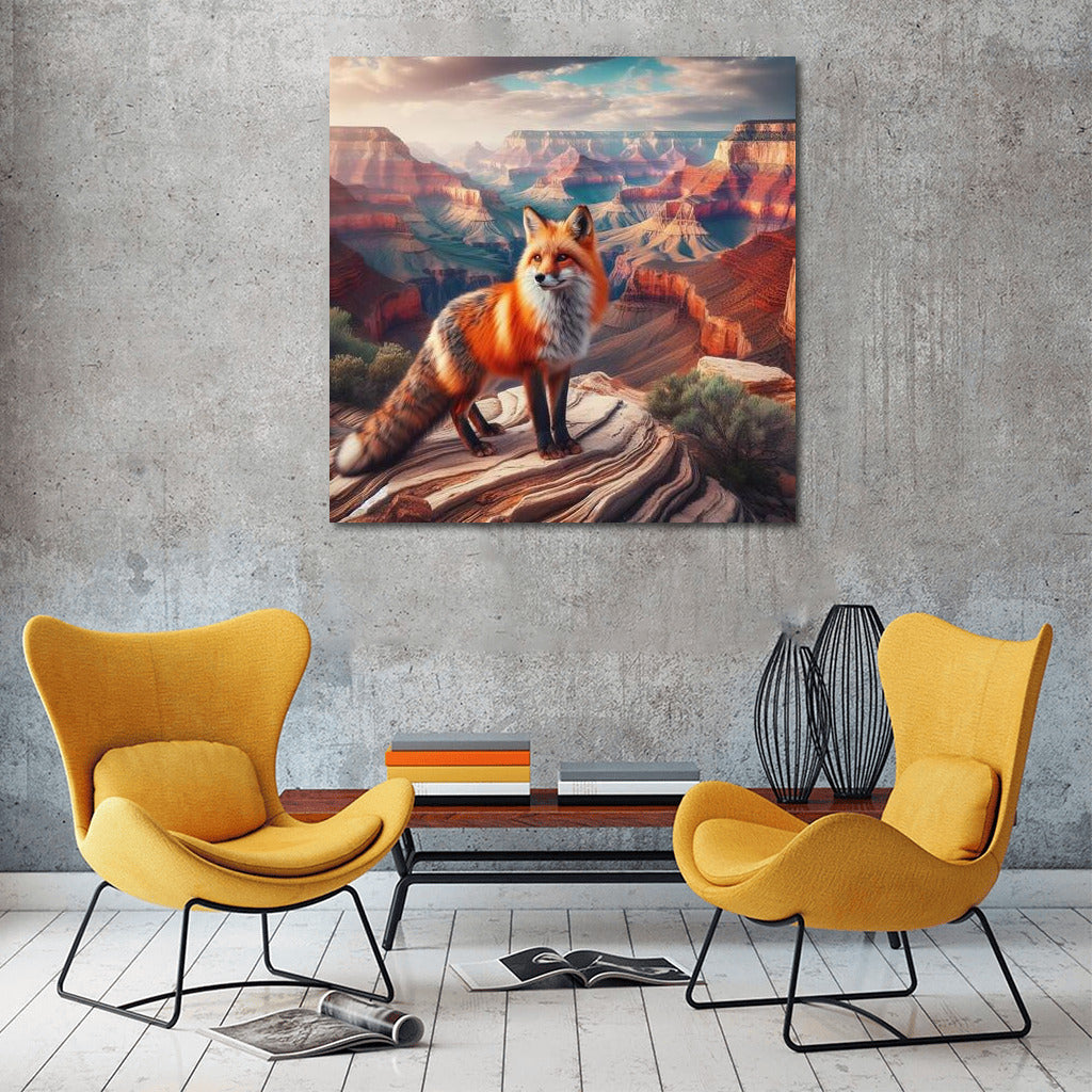 Fox in the Grand Canyon: Journey Among the Multicolored Rocks