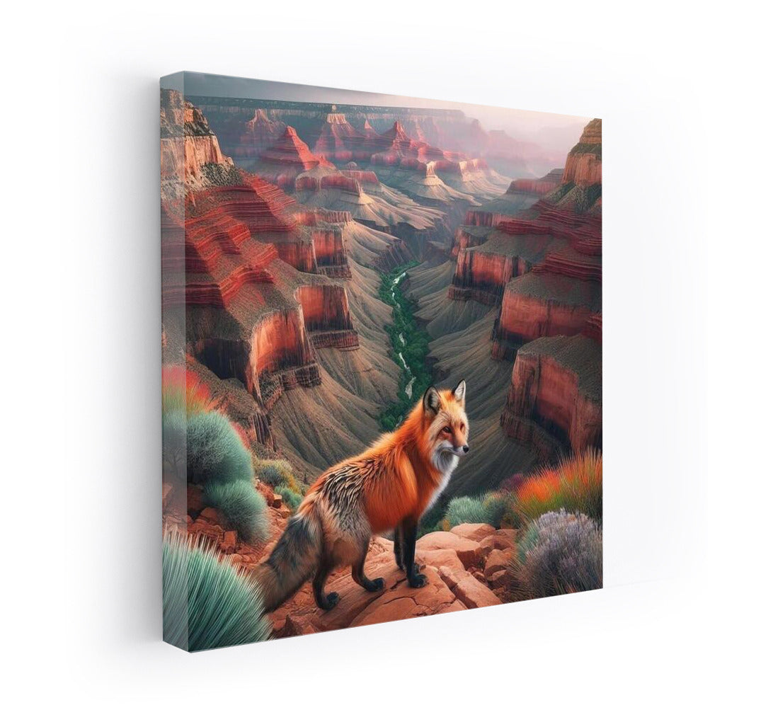Fox in the Grand Canyon: Journey Among the Multicolored Rocks