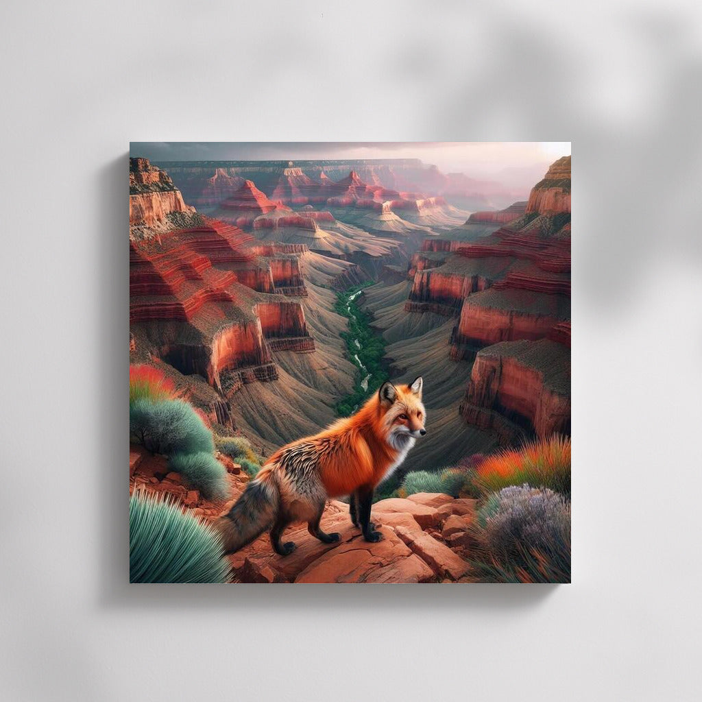Fox in the Grand Canyon: Journey Among the Multicolored Rocks