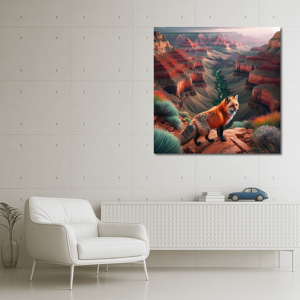 Fox in the Grand Canyon: Journey Among the Multicolored Rocks