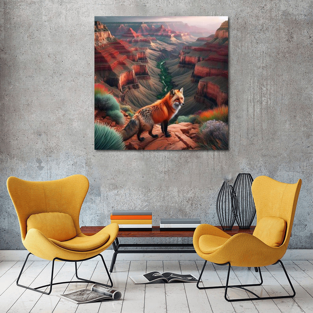 Fox in the Grand Canyon: Journey Among the Multicolored Rocks
