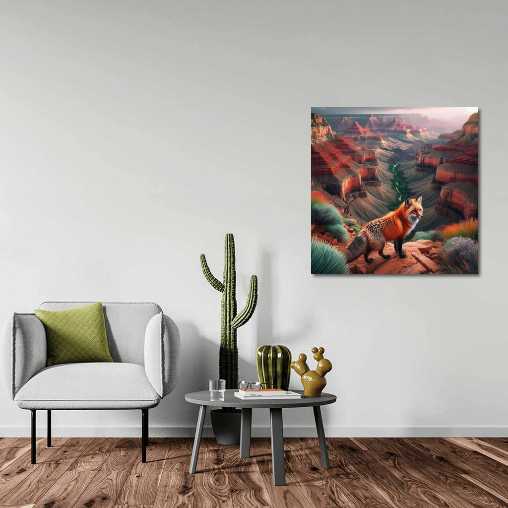 Fox in the Grand Canyon: Journey Among the Multicolored Rocks