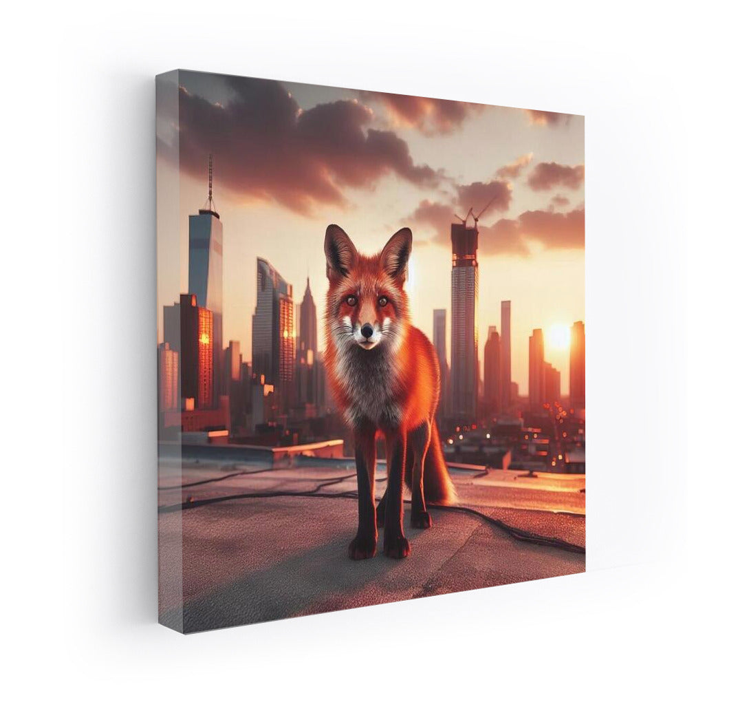 Fox on the City Rooftops: An Urban Mystery