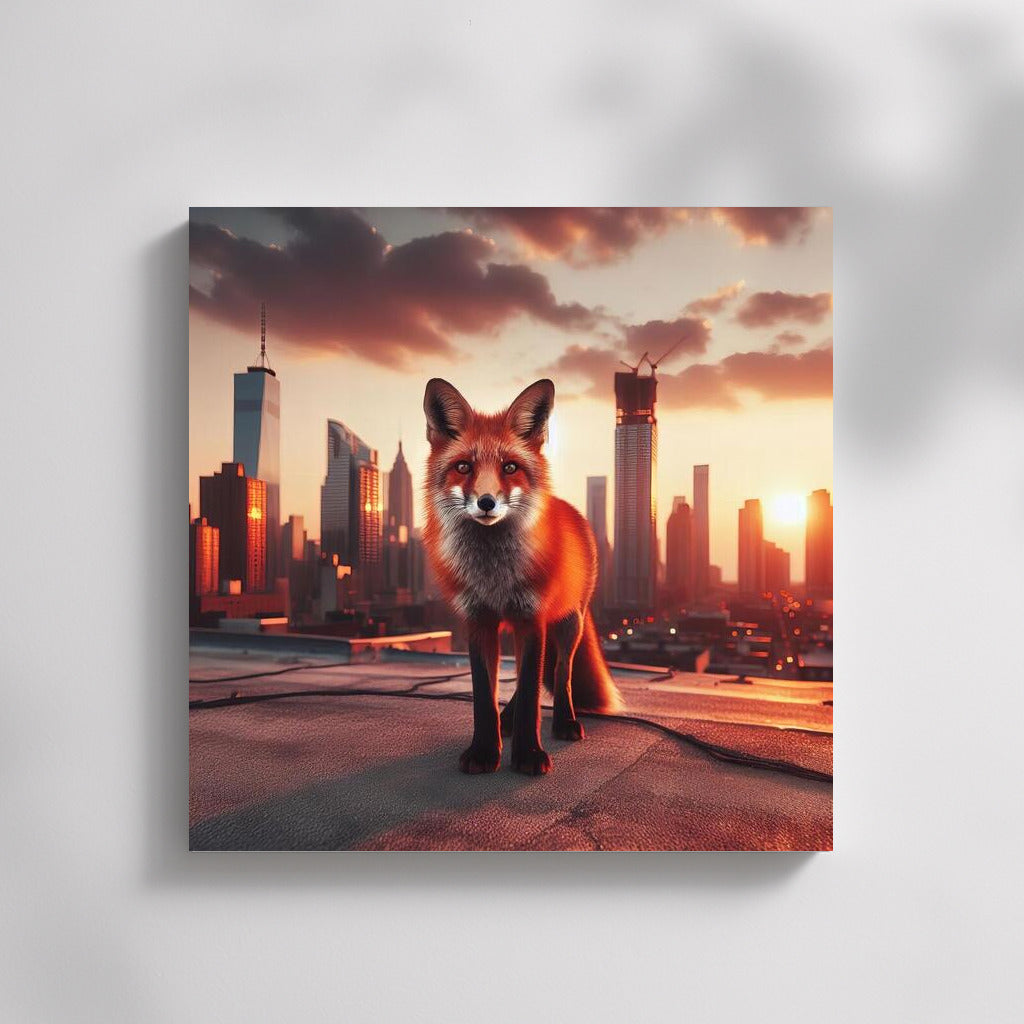 Fox on the City Rooftops: An Urban Mystery