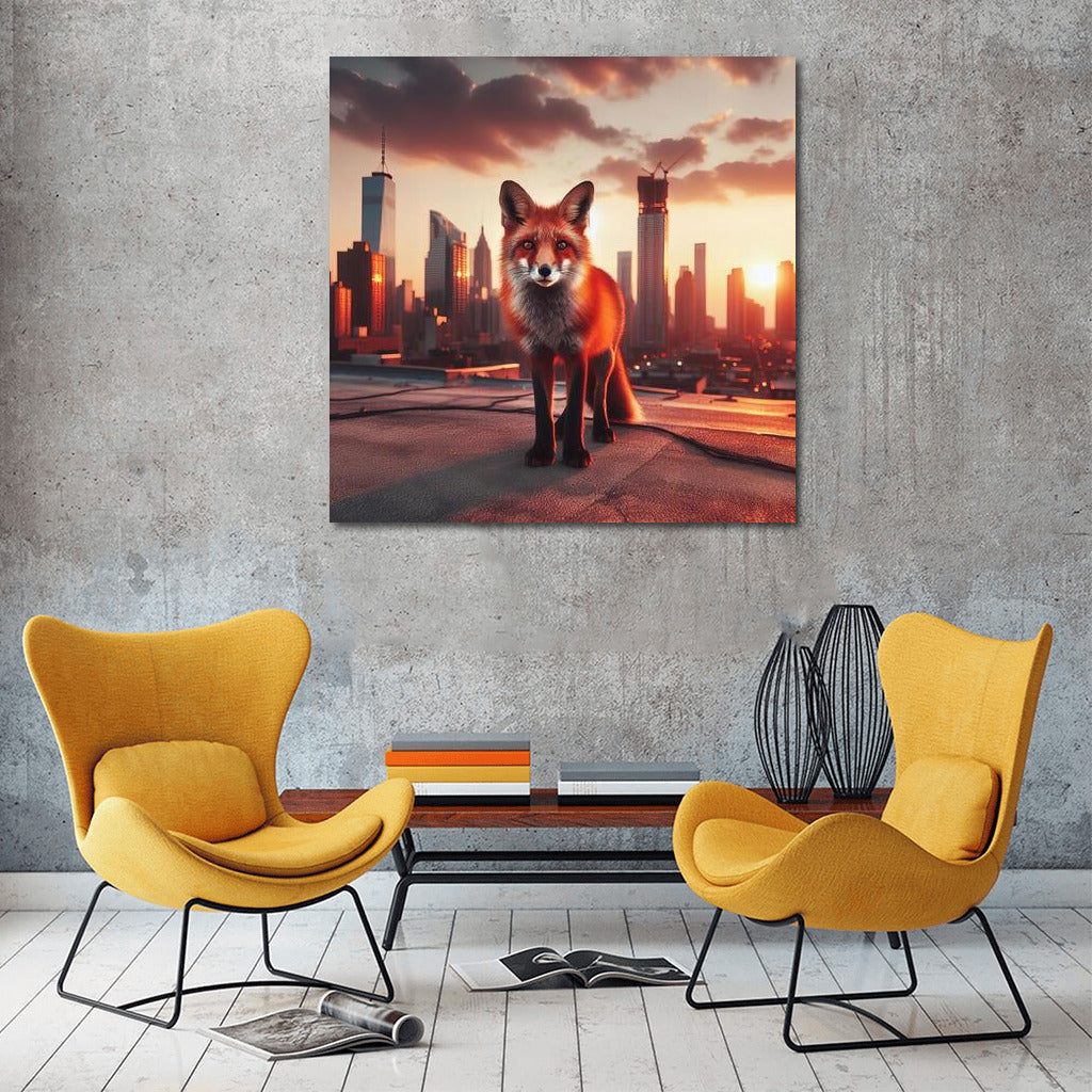 Fox on the City Rooftops: An Urban Mystery