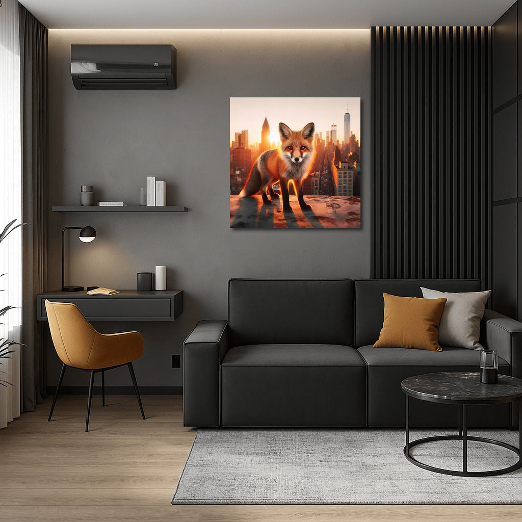 Urban Fox on Rooftops: Fox Urban Rooftop 3 for Modern Interior