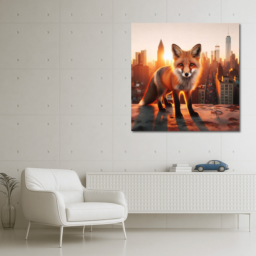 Urban Fox on Rooftops: Fox Urban Rooftop 3 for Modern Interior